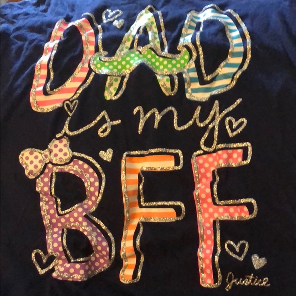 Dad is my bff 8 young girl size 8